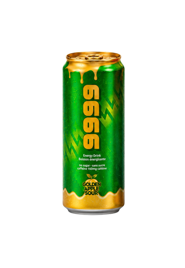 9999 - Golden Apple Energy Drink - Pomme - 355ml - Le marché Boréal
