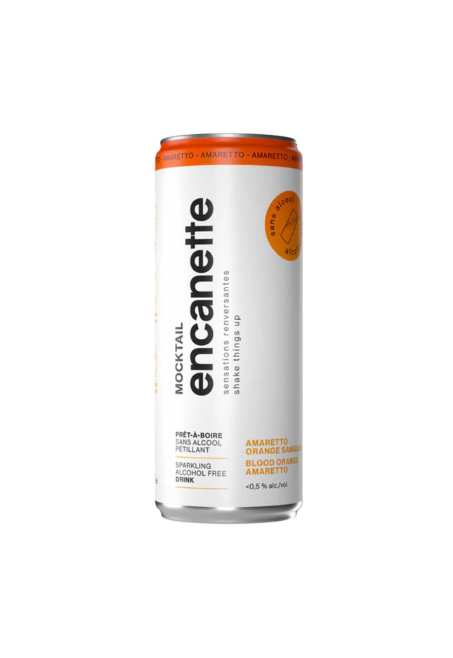 Encanette - Mocktail Amaretto Orange sanguine - 250ml - Le marché Boréal