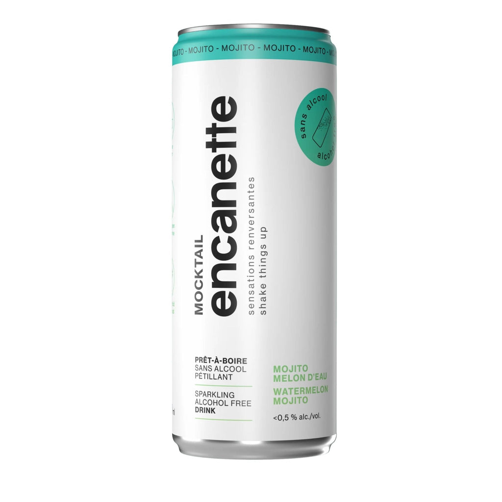 Encanette - Mocktail Mojito Melon d'eau - 250ml - Le marché Boréal