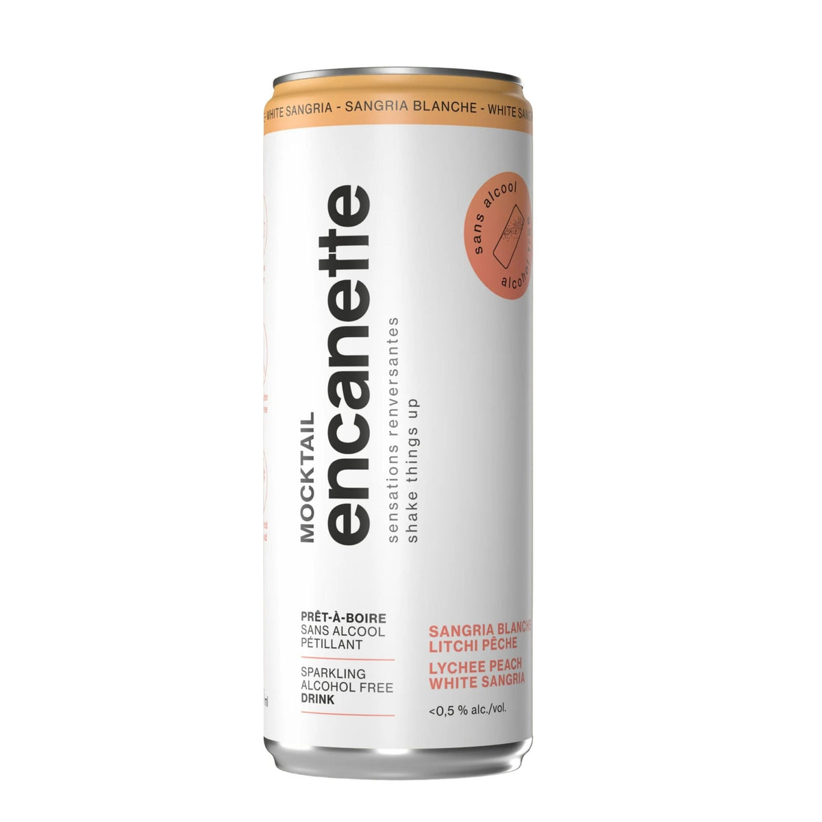 Encanette - Mocktail Sangria Blanche - 250ml - Le marché Boréal