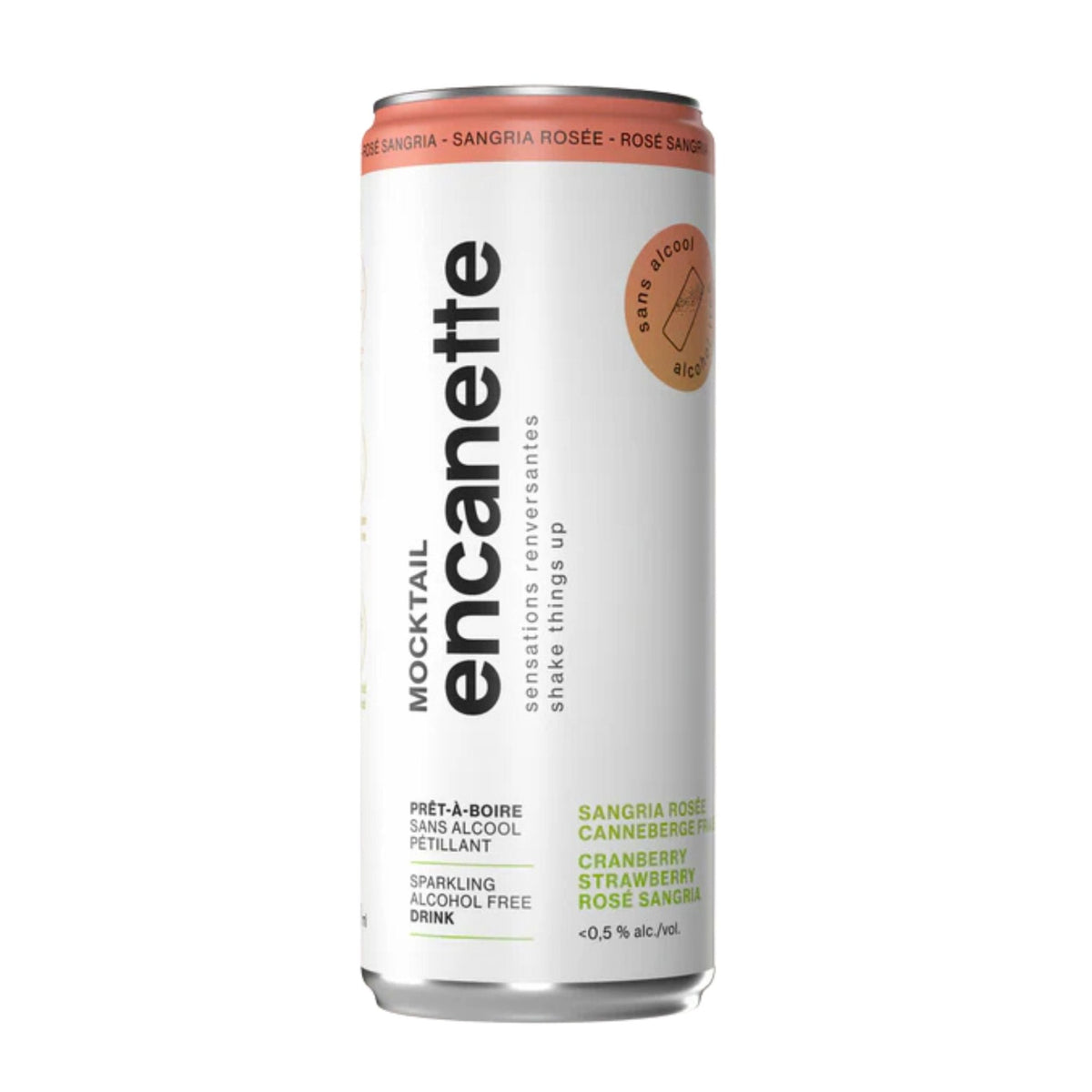 Encanette - Mocktail Sangria Rosée - 250ml - Le marché Boréal