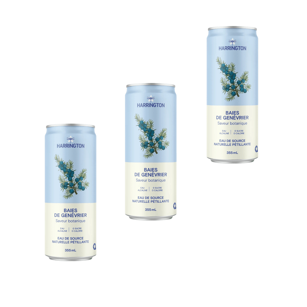 Harrington – Extrait de baie de Genévrier – Pack de 3 × 355 ml - Le marché Boréal