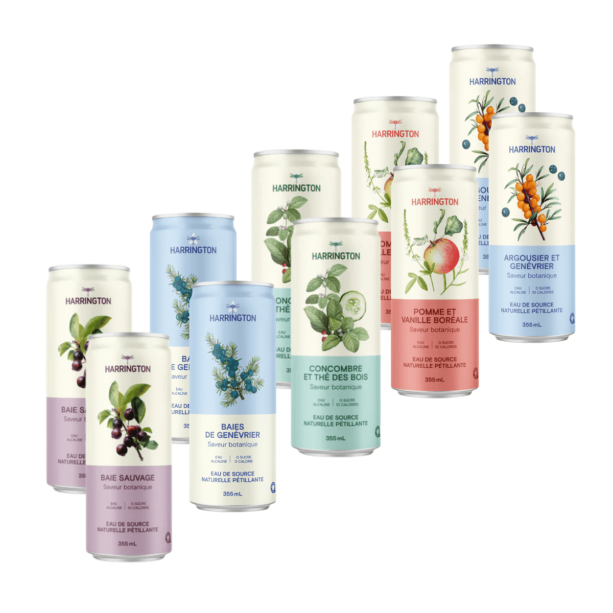Harrington – Pack découverte – 10 × 355 ml - Le marché Boréal