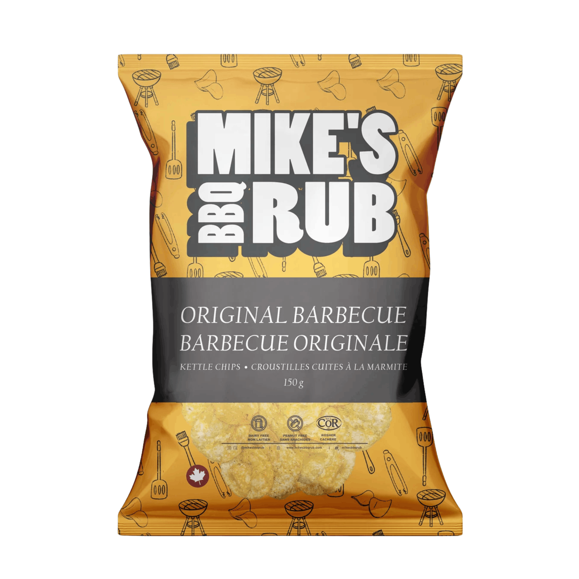 Mike's BBQ Experience Pack — Rub L'Originale 240 g + Chips BBQ 150 g - Le marché Boréal