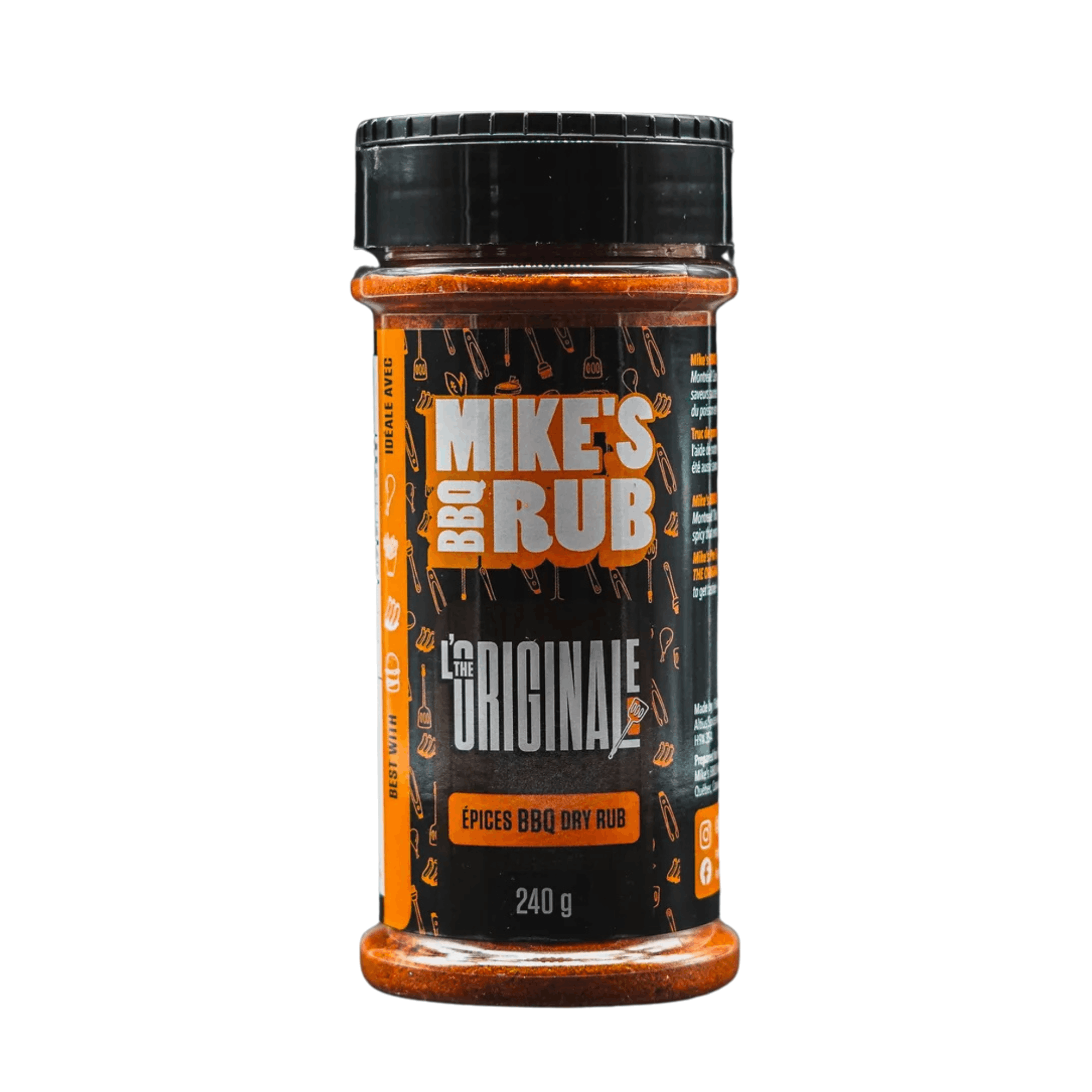 Mike's BBQ Experience Pack — Rub L'Originale 240 g + Chips BBQ 150 g - Le marché Boréal