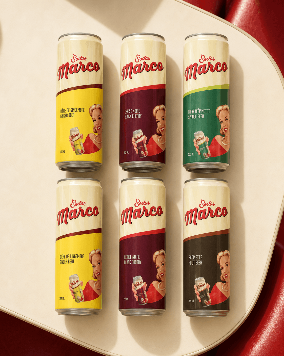 Pack Découverte Sodas Marco - 6 sodas artisanaux du Québec - Le marché Boréal