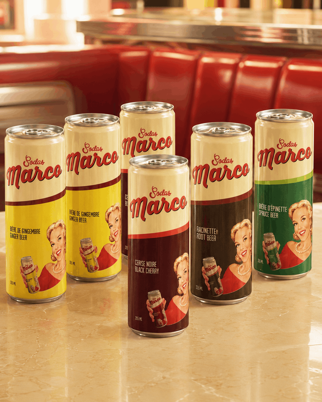 Pack Découverte Sodas Marco - 6 sodas artisanaux du Québec - Le marché Boréal