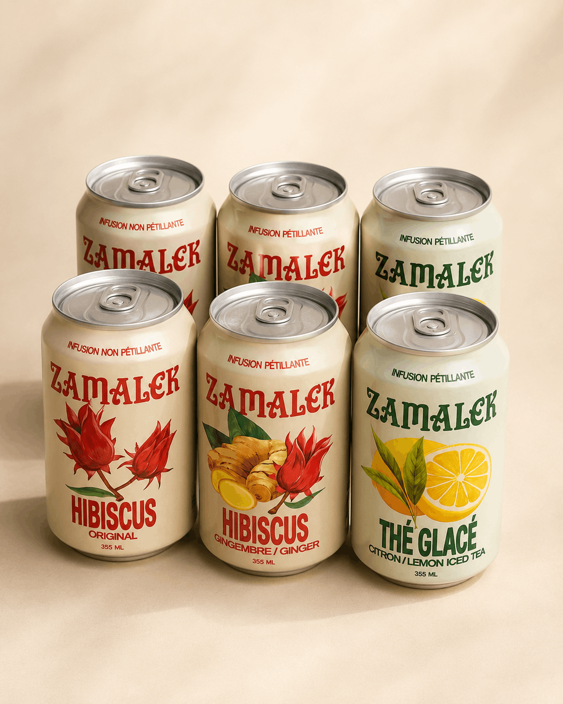 Pack Découverte Zamalek - 6 boissons à l'hibiscus - Le marché Boréal