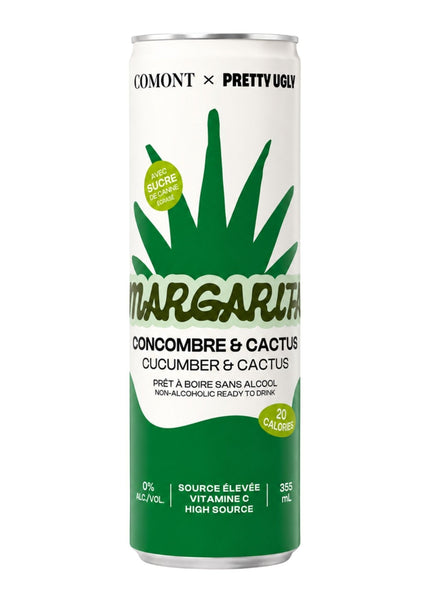 Pretty Ugly – Margarita Concombre Cactus - 355ml - Le marché Boréal