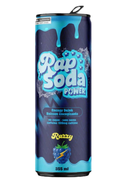 Rap Soda Power Razzy – Blue Raspberry - Le marché Boréal