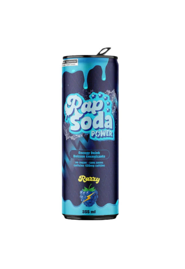 Rap Soda Power Razzy – Blue Raspberry - Le marché Boréal