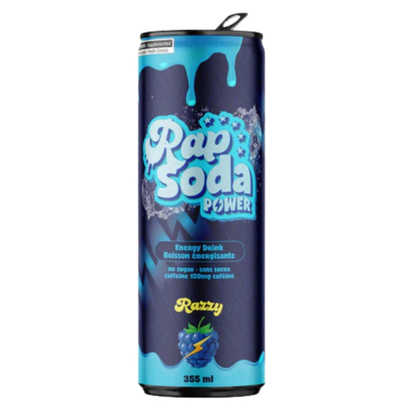 Rap Soda Power Razzy – Blue Raspberry - Le marché Boréal