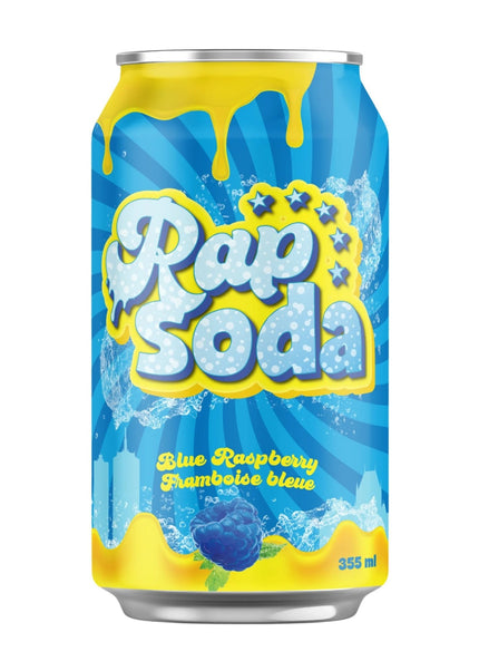 Rap Soda Razzy – Framboise bleue - 355ml - Le marché Boréal