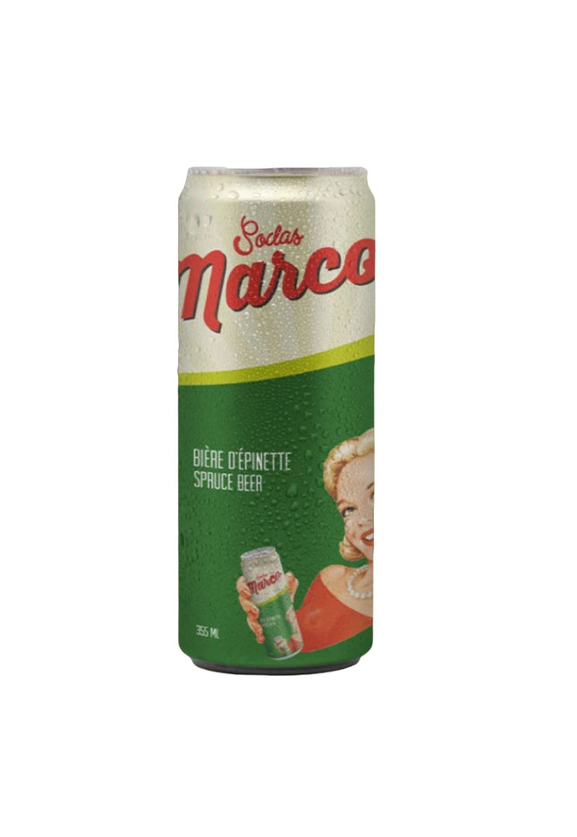 Sodas Marco - Sodas épinette - Spruce beer - Le marché Boréal